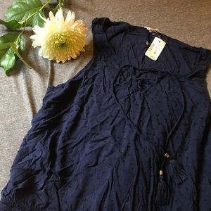 Aeropostale Navy Blue Top